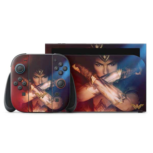DC Comics Wonder Woman Profile Character Poster Nintendo Skins