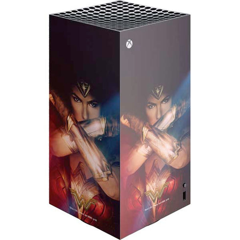 DC Comics Wonder Woman Profile Character Poster XBox Series X Digital Edition Console Skin