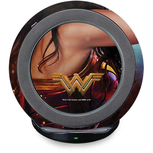 DC Comics Wonder Woman Battle Ready Poster Fast Charge Wireless Charging Stand Skin