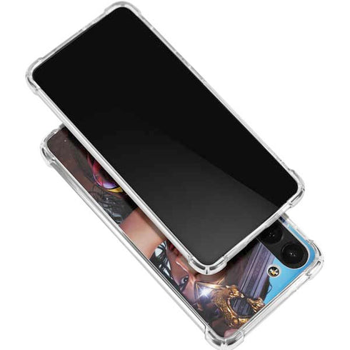 DC Comics Wonder Woman Battle Ready Poster Galaxy S24 FE Clear Case