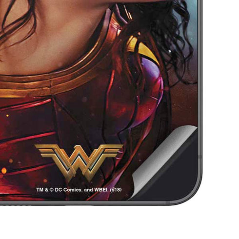 DC Comics Wonder Woman Battle Ready Poster Galaxy S25 Plus Skin