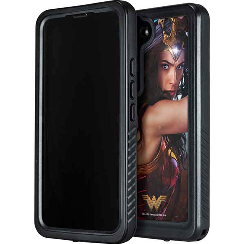 DC Comics Wonder Woman Battle Ready Poster Galaxy S24 Plus Waterproof Case