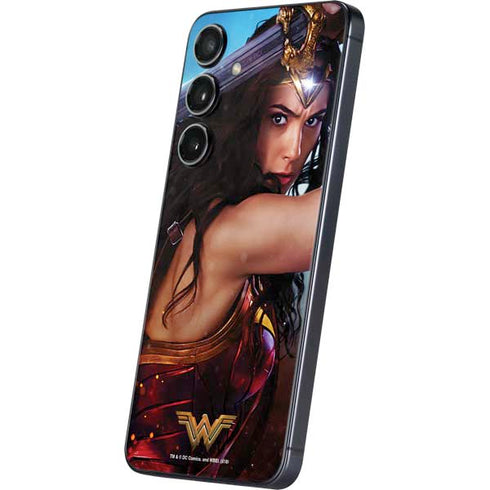 DC Comics Wonder Woman Battle Ready Poster Galaxy S25 Skin
