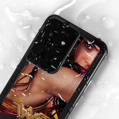DC Comics Wonder Woman Battle Ready Poster Galaxy S24 Ultra Waterproof Case