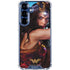 DC Comics Wonder Woman Battle Ready Poster Galaxy S25 Plus Clear Case