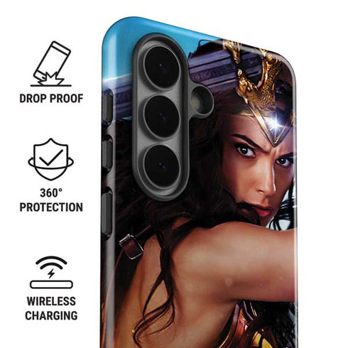 DC Comics Wonder Woman Battle Ready Poster Galaxy S26 Plus Impact Case