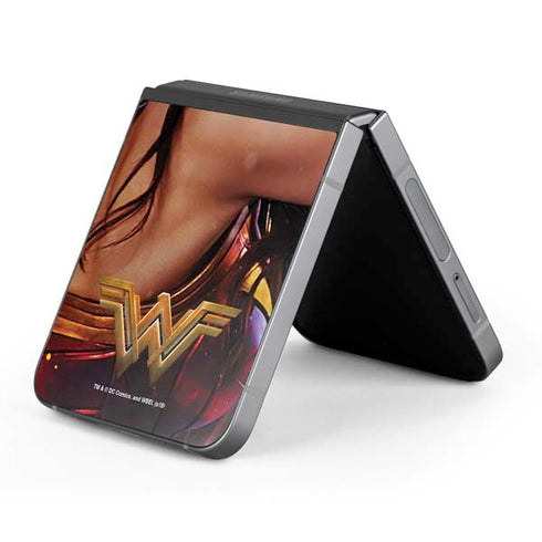 DC Comics Wonder Woman Battle Ready Poster Galaxy Z Flip6 Skin