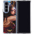DC Comics Wonder Woman Battle Ready Poster Galaxy Z Fold5 5G Clear Case