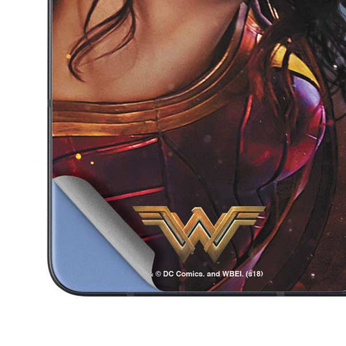 DC Comics Wonder Woman Battle Ready Poster Galaxy Z Fold5 5G Skin