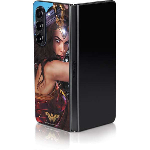 DC Comics Wonder Woman Battle Ready Poster Galaxy Z Fold5 5G Skin