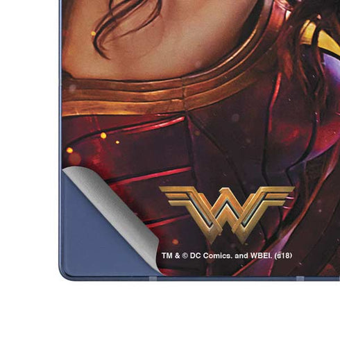 DC Comics Wonder Woman Battle Ready Poster Galaxy Z Fold6 Skin