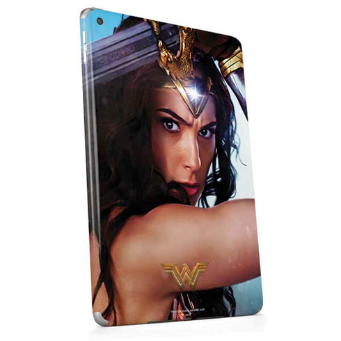 DC Comics Wonder Woman Battle Ready Poster Apple iPad Skin