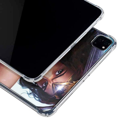DC Comics Wonder Woman Battle Ready Poster iPad Pro 11in (2024) Clear Case