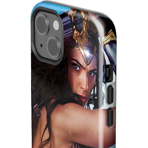 DC Comics Wonder Woman Battle Ready Poster iPhone 15 Impact Case