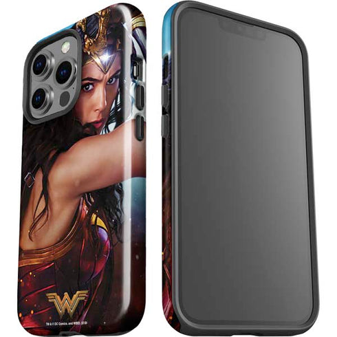 DC Comics Wonder Woman Battle Ready Poster iPhone 15 Pro Impact Case