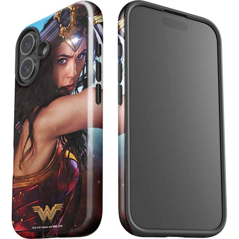 DC Comics Wonder Woman Battle Ready Poster iPhone 16 Impact Case