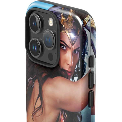DC Comics Wonder Woman Battle Ready Poster iPhone 16 Pro Impact Case