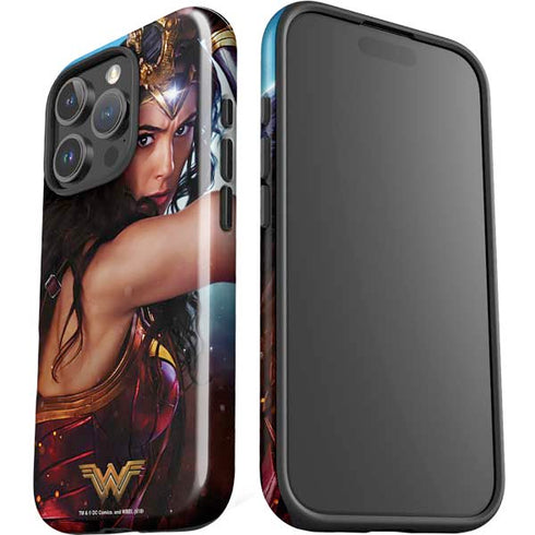 DC Comics Wonder Woman Battle Ready Poster iPhone 16 Pro Impact Case