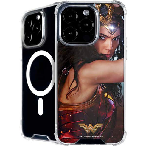 DC Comics Wonder Woman Battle Ready Poster iPhone 16 Pro MagSafe Case