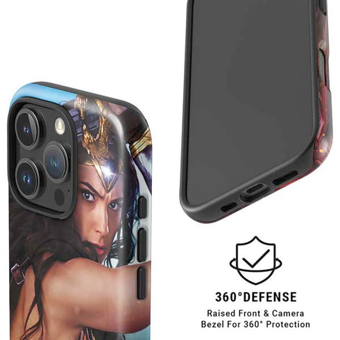 DC Comics Wonder Woman Battle Ready Poster iPhone 16 Pro Magsafe Impact Case