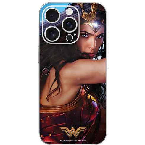DC Comics Wonder Woman Battle Ready Poster iPhone 16 Pro Skin