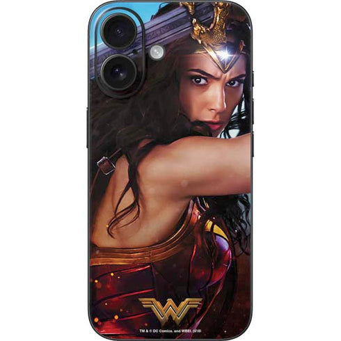 DC Comics Wonder Woman Battle Ready Poster iPhone 16 Skin