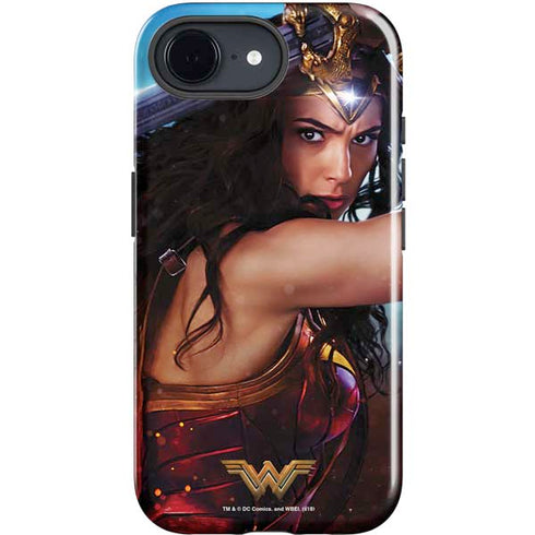 DC Comics Wonder Woman Battle Ready Poster iPhone 16e Impact Case