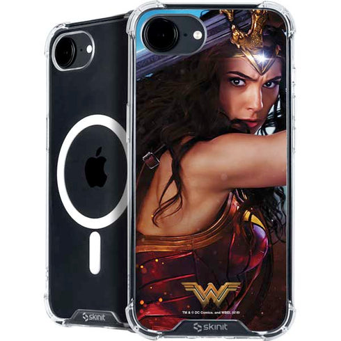 DC Comics Wonder Woman Battle Ready Poster iPhone 16e MagSafe Case