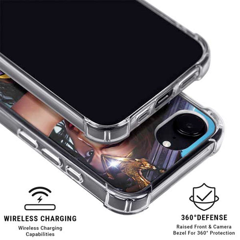 DC Comics Wonder Woman Battle Ready Poster iPhone 16e MagSafe Case