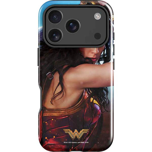 DC Comics Wonder Woman Battle Ready Poster iPhone 18 Pro Impact Case