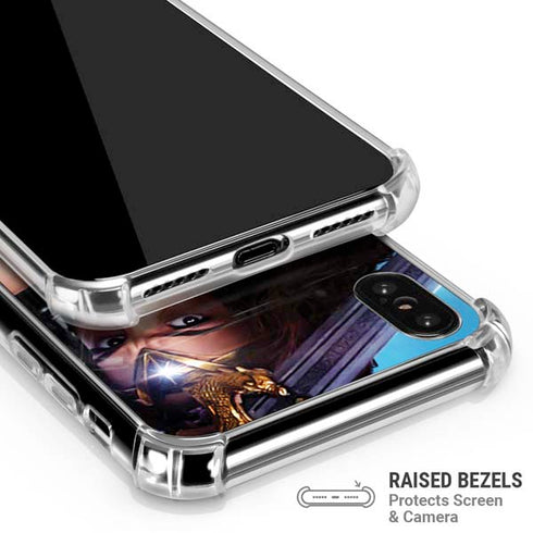 DC Comics Wonder Woman Battle Ready Poster iPhone X/XS Clear Case