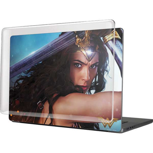 DC Comics Wonder Woman Battle Ready Poster MacBook Cases