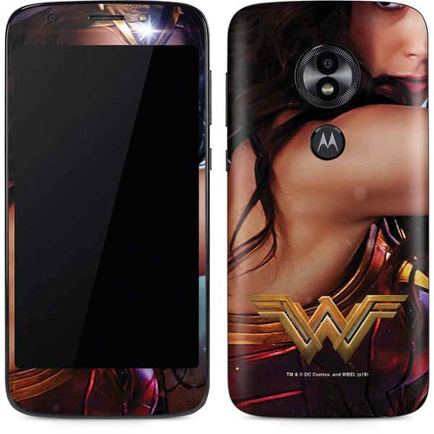 DC Comics Wonder Woman Battle Ready Poster Moto E5 Play Skin