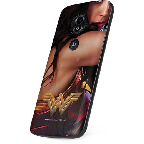 DC Comics Wonder Woman Battle Ready Poster Moto E5 Play Skin