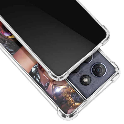 DC Comics Wonder Woman Battle Ready Poster Moto G Play 5G (2025) Clear Case