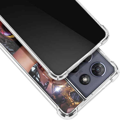 DC Comics Wonder Woman Battle Ready Poster Moto G Stylus 5G (2025) Clear Case