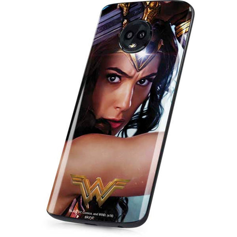 DC Comics Wonder Woman Battle Ready Poster Moto G6 Skin