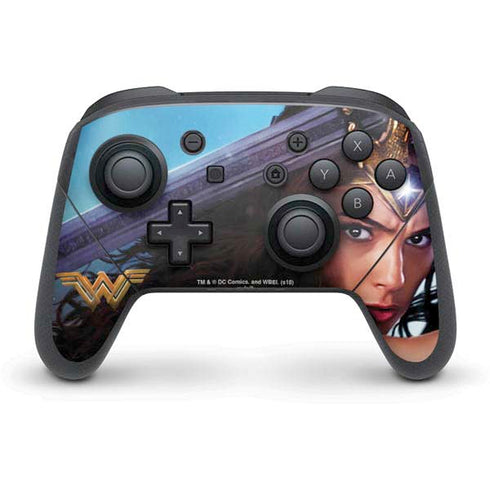 DC Comics Wonder Woman Battle Ready Poster Nintendo Skins