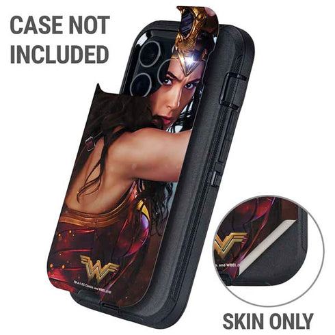 DC Comics Wonder Woman Battle Ready Poster Otterbox Defender iPhone Skin