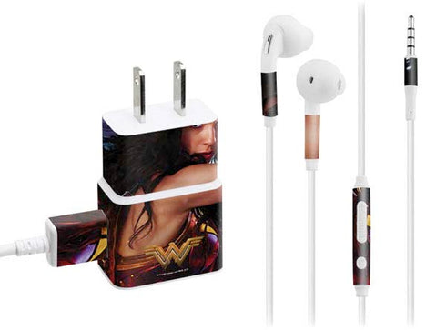 DC Comics Wonder Woman Battle Ready Poster Phone Charger Skin