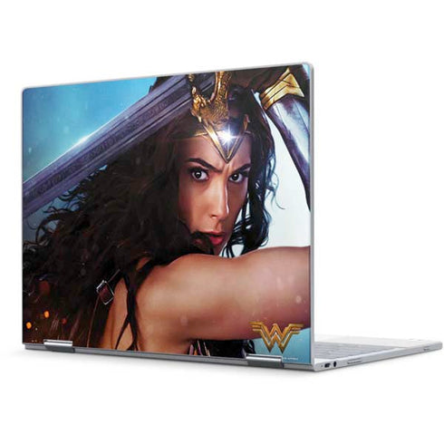 DC Comics Wonder Woman Battle Ready Poster Pixelbook Skin