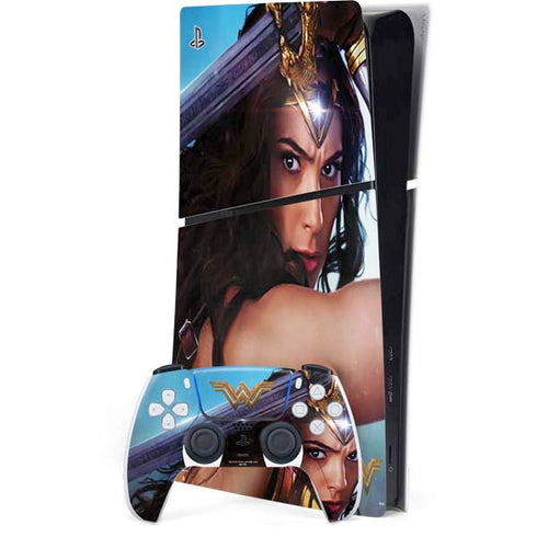 DC Comics Wonder Woman Battle Ready Poster PlayStation PS5 Skins