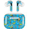 DC Comics Wonder Woman Action pose pattern AirPods Pro 2nd Gen Skin