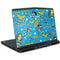 DC Comics Wonder Woman Action pose pattern Dell Alienware Skin