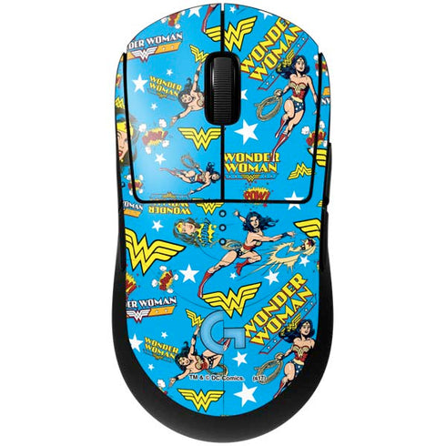 DC Comics Wonder Woman Action pose pattern G Pro Wireless Gaming Mouse Skin