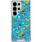 DC Comics Wonder Woman Action pose pattern Galaxy S26 Ultra Clear Case