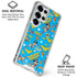 DC Comics Wonder Woman Action pose pattern Galaxy S26 Ultra Clear Case