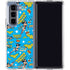 DC Comics Wonder Woman Action pose pattern Galaxy Z Fold5 5G Clear Case