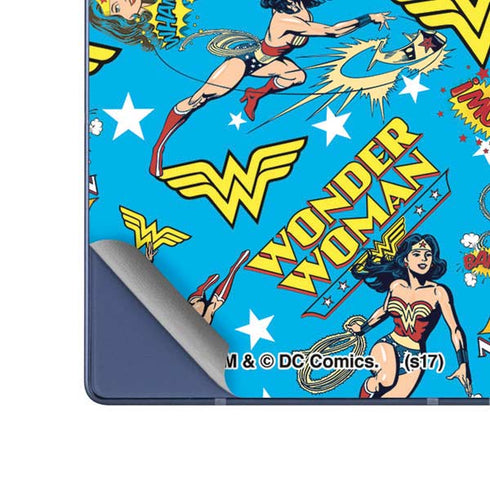 DC Comics Wonder Woman Action pose pattern Galaxy Z Fold6 Skin