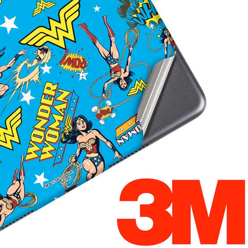 DC Comics Wonder Woman Action pose pattern iPad Skins